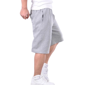 2025 nuevos pantalones cortos holgados de verano de algodón 100% para hombre, estilo informal cómodo con patrón de diseño clásico, Color sólido - Product Image 4