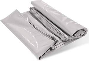 100% Polyester PE Tarpaulin 120gsm <b>Waterproof</b> UV Resistant 100g/m2 High Strength Coated <b>Fabric</b> In-Stock Heavyweight 100% - Product Image 5