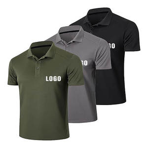 Gimnasio de moda para hombres, apto para polos, tela de punto de algodón 100%, absorbe la humedad y es suave para una máxima movilidad durante los entrenamientos - Product Image 6