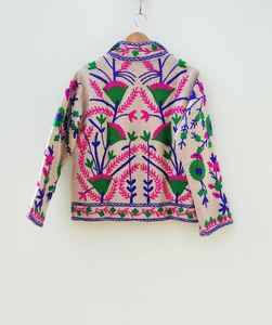 เสื้อแจ็กเก็ตปักลาย suzani งานแฮนด์เมดออกแบบได้ตามต้องการ - Product Image 3