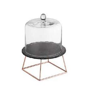 Support de plateau à gâteau arrondi pour des mariages écologiques de qualité durable et d'autres fêtes support de gâteau en métal de célébration - Product Image 5