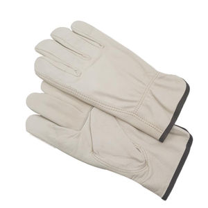 Gants de sécurité pour la conduite de camions et la construction en cuir de chèvre, de vache et de mouton de haute qualité pour hommes, avec logo, protection des mains et des bras - Product Image 5