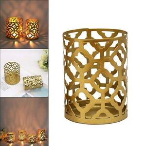 Portavelas de Metal de hierro de diseño más nuevo de alta calidad, soporte de luz votiva en T, tamaño personalizado, forma redonda para iluminar la decoración del hogar - Product Image 6