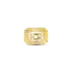 Zafiro Amarillo Natural - 8.92 Quilates, Corte Ovalado Facetado con Variedad de Color Peridoto, Formas de Piedras Preciosas que Incluyen Marquesa y Alejandrita - Product Image 1