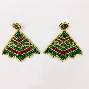 Xu Hướng Tay Đính Cườm Sequin Phong Cách Bông Tai Cho Phụ Nữ Và Trẻ Em-Tùy Chỉnh Bán Buôn Ấn Độ Đồ Trang Sức - Product Image 5