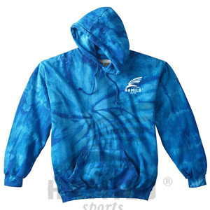 Men's Tie-<b>Dye</b> Hooded Sweatshirt Regular Fit Knitted Polyester Casual Autumn Wear - Product Image 5