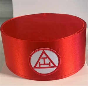 Usine en gros personnalisé brodé à la main Royal Arch haut prêtre PHP couronnes maçonnique Regalia broderie à l'aiguille - Product Image 4