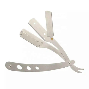 Vente en gros de marque privée, rasoir de barbier professionnel à lame droite rétro, rasoir de salon de coiffure de qualité pour barbiers ou hommes - Product Image 2