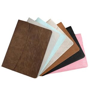 Cubierta de cuero personalizada de gama alta Caja de documentos A4 Carpetas de archivos Bloqueo de huellas dactilares Productos de archivo - Product Image 1