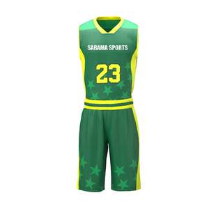 Ensemble de maillots de basket-ball d'entraînement uniforme de basket-ball sublimé en polyester broderie de nom d'équipe personnalisée - Product Image 4