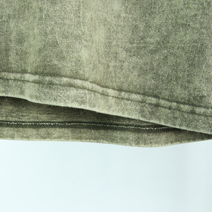 T-shirt vintage en coton à épaules tombantes avec lavage de pierre minérale T-shirts pour hommes en gros avec lavage de pierre T-shirts surdimensionnés grande taille - Product Image 4