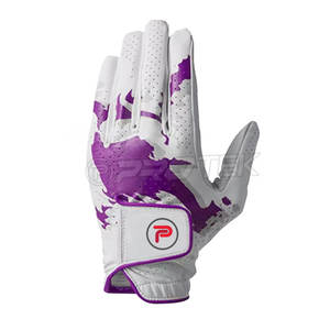 Dernier style, gants de golf sur mesure respirants et antidérapants en cuir véritable et PU souple pour hommes et femmes golfeurs, idéaux pour les sports d'été. - Product Image 2