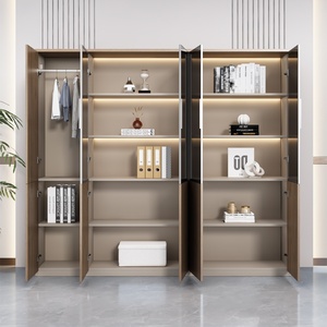 ML Modern Melamine Industrial Filing Cabinet <b>Office</b> Furniture for Home School Hospital & Wardrobe Display Factory Wholesale - Product Image 3