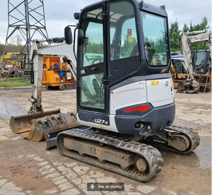 Para Miniexcavadora U27-4 de 3 Toneladas, Motor, Caja de Cambios y Brazo de 1.7m - Product Image 2