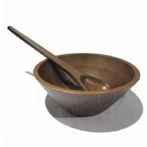 ชามสลัดไม้มะม่วงพร้อมช้อนสำหรับห้องครัวชามสลัดไม้มะม่วงคุณภาพสูง - Product Image 1