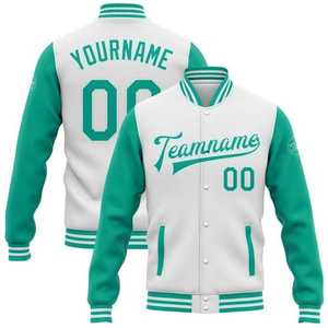 Veste universitaire en cuir de laine personnalisée Vêtements d'extérieur Letterman de baseball pour équipe universitaire ou mode de rue moderne et élégante - Product Image 1