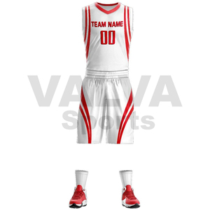 Maillot de basketball pour hommes en gros, uniforme de sport imprimé, logo personnalisé, léger, respirant, séchage rapide, antibactérien, BSCI - Product Image 4