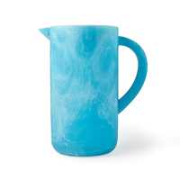Pichet en résine de conception antique de meilleure qualité Pichet tendance ombré de nouvelle couleur pour l'eau Jus de fruits Infusion de thé Pichet en résine personnalisé