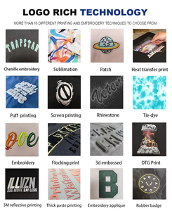 100% coton Jersey pull T-Shirts 305gsm à manches longues surdimensionné haute qualité broderie impression T-shirt pour hommes - Product Image 6