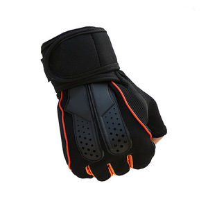 High Quality <b>Fingerless</b> Gym <b>Gloves</b> with Wrist Support, Non-Slip Palm Fitness Training <b>Gloves</b> Customizable Logo <b>Gloves</b> - Product Image 3