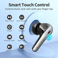 Auriculares Inalámbricos BX08 TWS en Oferta en Sitios Web de Comercio Electrónico, con Cancelación de Ruido ENC, Micrófono, Pantalla LED, Auriculares Inteligentes Intrauditivos