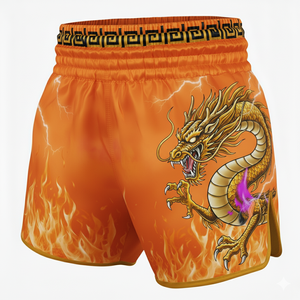 Shorts de Muay Thai Personalizados para Entrenamiento de Boxeo, Sublimación al por Mayor, Poliéster Ligero y Transpirable, Logotipo Personalizado - Product Image 4