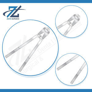 Pince coupante manuelle à lames en carbure de tungstène pour fils de Kirschner jusqu'à 5,5 mm, longueur 480 mm, usage chirurgical, fabriquée au Pakistan - Product Image 4