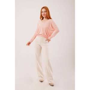 Pantalones de punto anchos Off-White al por mayor, de cintura alta y transpirables - Product Image 6