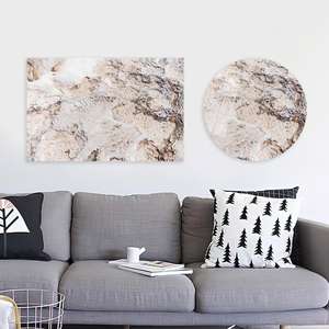 Impression sur toile d'art abstrait moderne sur le thème de la nature : Décoration murale élégante, ART SUR VERRE TÉRMÉRISÉ - Product Image 1