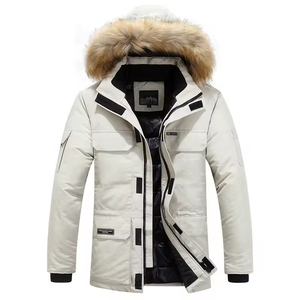Giacche trapuntate Vintage da uomo firmate canadiane personalizzate all'ingrosso piumino Plus Size impermeabile con Logo in tela invernale - Product Image 3