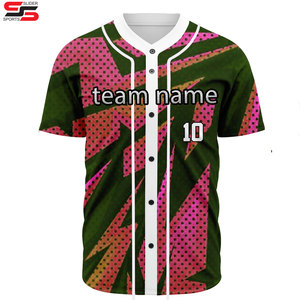 Uniformes de Béisbol Personalizados Transpirables con Estampado, 100% Poliéster, Antibacterianos, de Secado Rápido, Venta Directa de Fábrica - Product Image 5