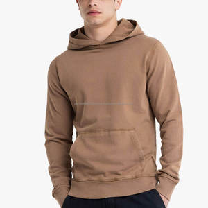 Customized Fashionable Best Material Hoodies 100% Cotton Quick Dry Breathable Pullover Men Hoodie - Product Image 1
