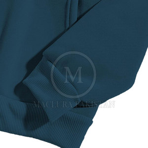 Premium Winter Cotton Blended Fleece Hoodie <b>for</b> <b>Men</b> with Printed Embroidery Logo Breathable Classic <b>Pullover</b> Design - Product Image 4