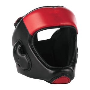 High Quality Professional Boxing MMA Head Guard Breathable Lightweight Hook Loop Closure Customizable <b>Adult</b> Training Headgear - Product Image 4