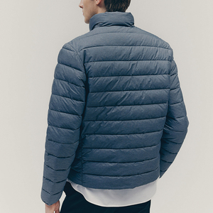 Nueva Chaqueta de Invierno para Hombre, Gruesa, Cálida, Acolchada, Informal, con Parches, para Exteriores, Corta, Resistente al Viento, con Cremallera, Estampada, Talla Grande - Product Image 3