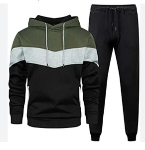 Conjunto de ropa deportiva para hombre Sudadera con capucha de 2 piezas y pantalones largos Ropa cálida de primavera otoño-para correr o entrenar - Product Image 6