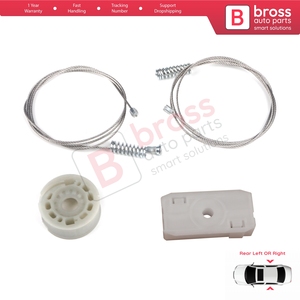 BWR5440 ensemble de réparation de lève-vitre porte arrière pour 3 série E46 2 portes cabriolet 1999-2006 M3 318 320 323 325 330 - Product Image 2