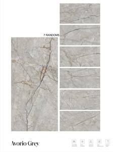 Carreaux de porcelaine émaillés antidérapants AVORIO GRIS de style européen moderne 600x1200mm pour usage intérieur - Product Image 2