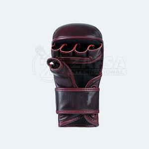 Gants hybrides en cuir PU personnalisables de haute qualité pour le combat et l'entraînement Gants d'arts martiaux et de boxe en stock - Product Image 3