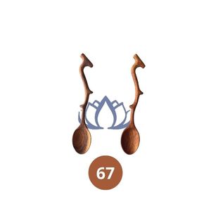 Spoon <b>Heart</b> Shape Curved <b>Wooden</b> - Product Image 4