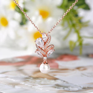 Ensemble de bijoux de mariage Jeulia élégant en argent sterling avec perles de culture et accents de taille marquise - Product Image 4