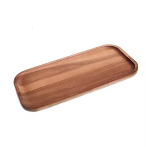 Plateau de service en bois pur de bonne qualité pour une utilisation occasionnelle en cuisine, durable par Crescent Crafts - Product Image 1