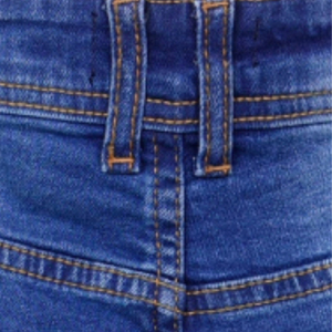 Denim 100% coton pour hommes, écologique, décontracté, robuste, taille moyenne, relax, taille droite, style vieilli avec logo personnalisé - Product Image 3