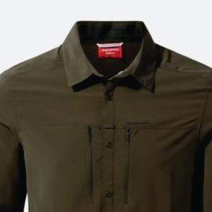 Camisa abotonada de material duradero para hombre disponible en tarifa al por mayor Camisa abotonada antiarrugas hecha a medida con calidad superior - Product Image 3