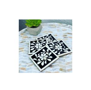 Posavasos de Hueso Incrustado para Mesa de Hogar, Hotel y Cocina, Uso en Oficina, Color Personalizado - Product Image 1