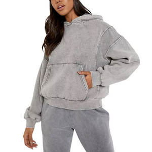 Sweats à capuche pour femmes, imprimés sur mesure, en molleton de coton surdimensionné, style streetwear, vêtements de mode - Product Image 3