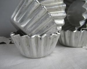 แม่พิมพ์อบขนมคัพเค้กมัฟฟินอลูมิเนียมใหม่ล่าสุดสำหรับบ้านอุปกรณ์ครัวร้านอาหารเบเกอรี่มัฟฟินคุกกี้บิสกิตขนมอบถ้วยอบ - Product Image 4