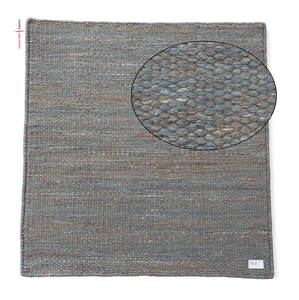 Venta caliente Bhadohi alfombras de poliéster de yute reciclado hechas a mano interior/exterior alfombra impermeable geométrica Patio comedor - Product Image 3