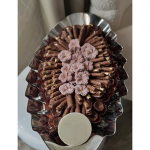 Cuenco de Metal para Chocolate con Forma Ovalada Creativa, Diseño Maravilloso, Cuenco Decorativo para Servidor de Chocolate, Soporte de Almacenamiento de Dulces PARA LA Venta - Product Image 1