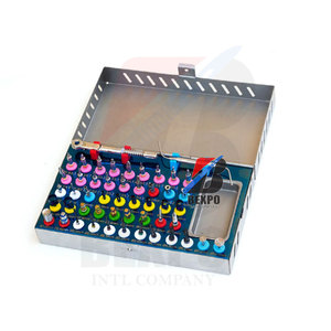 Kit d'implant dentaire universel (50 pièces) ensemble de qualité supérieure en acier inoxydable pour la chirurgie des implants outils et accessoires professionnels - Product Image 6